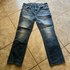 American Eagle Airflex + Original Bootcut size 36x32 Faded Blue